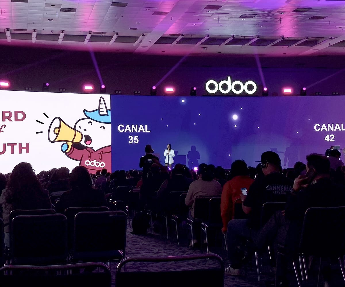 Ponencia en el evento de Odoo al que asistió R&R IT Consulting